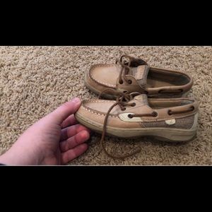Toddler size 12 sperry boat shoes